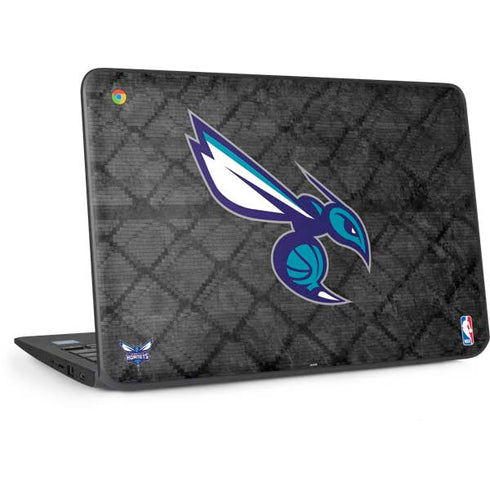 NBA Charlotte Hornets Dark Rust HP Chromebook Skin