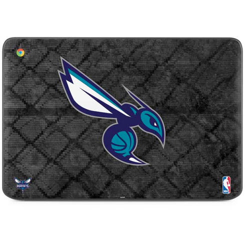 NBA Charlotte Hornets Dark Rust HP Chromebook Skin