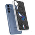 NBA Charlotte Hornets Dark Rust Galaxy A55 5G Clear Case