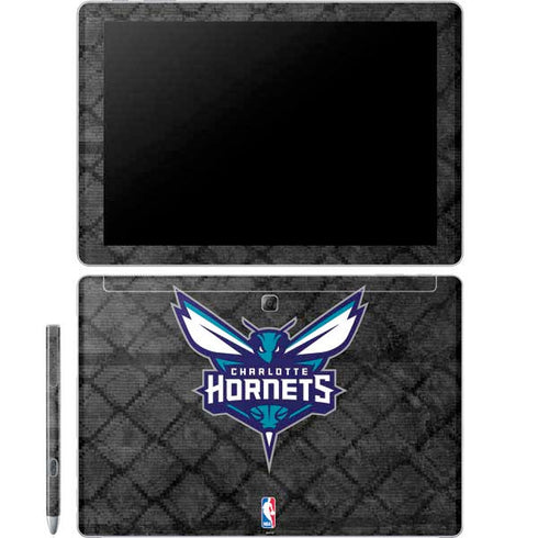 NBA Charlotte Hornets Dark Rust Galaxy Book 12in Skin
