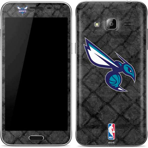 NBA Charlotte Hornets Dark Rust Galaxy J3 Skin