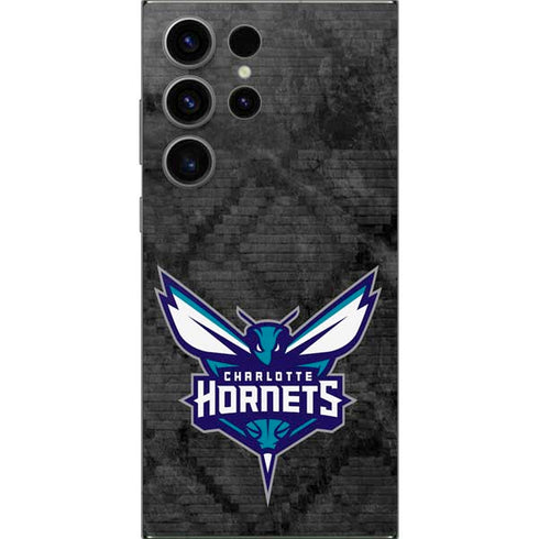 NBA Charlotte Hornets Dark Rust Galaxy S25 Ultra Skin