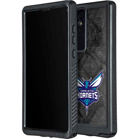 NBA Charlotte Hornets Dark Rust Galaxy S24 Ultra Waterproof Case
