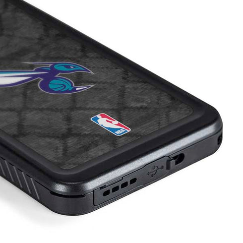 NBA Charlotte Hornets Dark Rust Galaxy S24 Waterproof Case