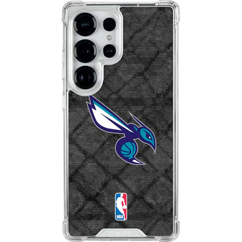 NBA Charlotte Hornets Dark Rust Galaxy S26 Ultra Clear Case