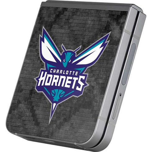 NBA Charlotte Hornets Dark Rust Galaxy Z Flip6 Skin