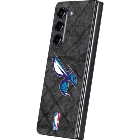 NBA Charlotte Hornets Dark Rust Galaxy Z Fold5 5G Skin