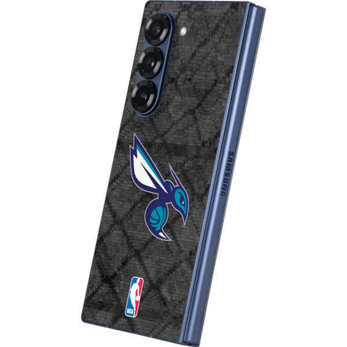 NBA Charlotte Hornets Dark Rust Galaxy Z Fold6 Skin