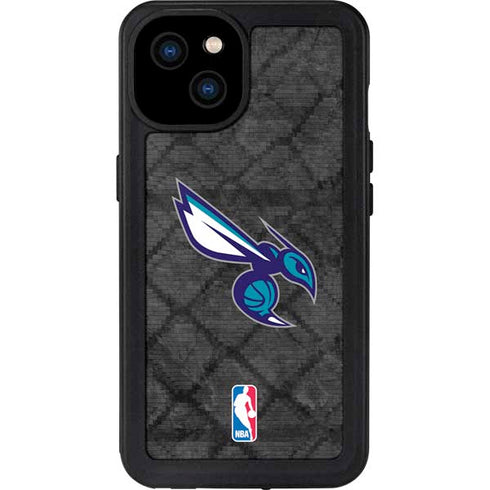 NBA Charlotte Hornets Dark Rust iPhone 15 Plus Waterproof Case