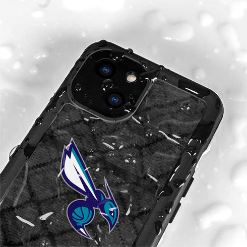 NBA Charlotte Hornets Dark Rust iPhone 15 Plus Waterproof Case