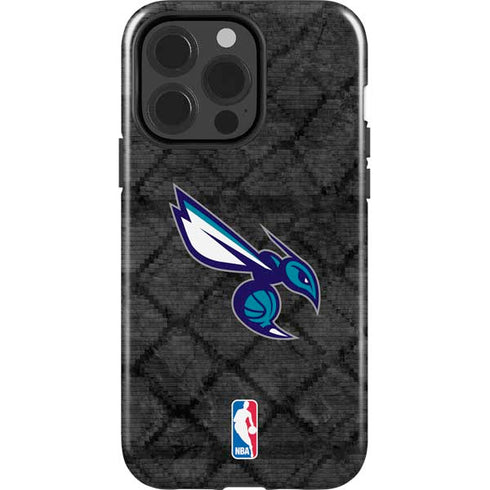NBA Charlotte Hornets Dark Rust iPhone 15 Pro Impact Case
