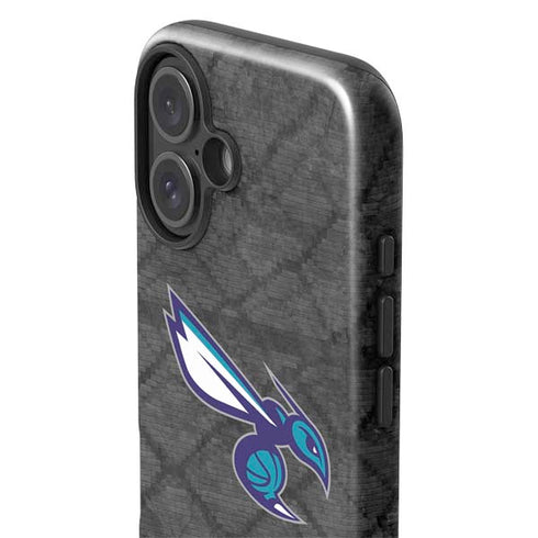 NBA Charlotte Hornets Dark Rust iPhone 16 Impact Case