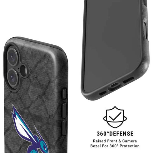 NBA Charlotte Hornets Dark Rust iPhone 16 Magsafe Impact Case