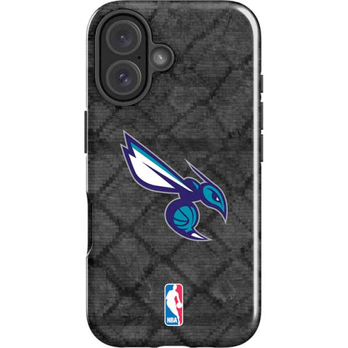 NBA Charlotte Hornets Dark Rust iPhone 16 Plus Impact Case