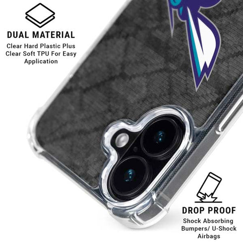 NBA Charlotte Hornets Dark Rust iPhone 16 Plus MagSafe Case