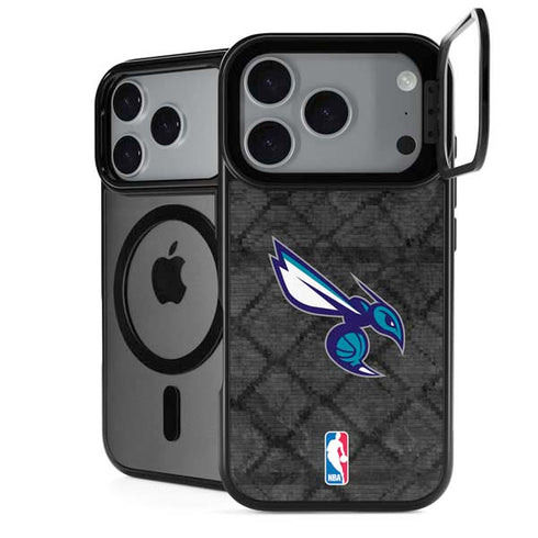 NBA Charlotte Hornets Dark Rust iPhone 18 Pro Kickstand Case