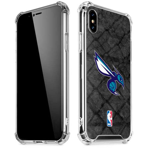 NBA Charlotte Hornets Dark Rust iPhone X/XS Clear Case