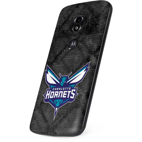 NBA Charlotte Hornets Dark Rust Moto E5 Play Skin