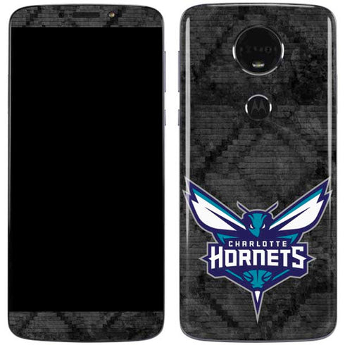 NBA Charlotte Hornets Dark Rust Moto E5 Plus Skin