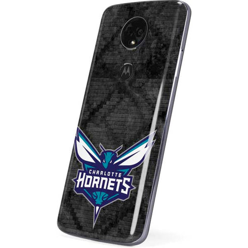 NBA Charlotte Hornets Dark Rust Moto E5 Plus Skin
