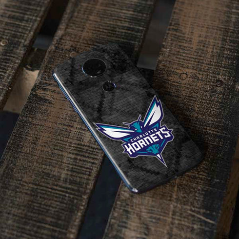 NBA Charlotte Hornets Dark Rust Moto E5 Plus Skin