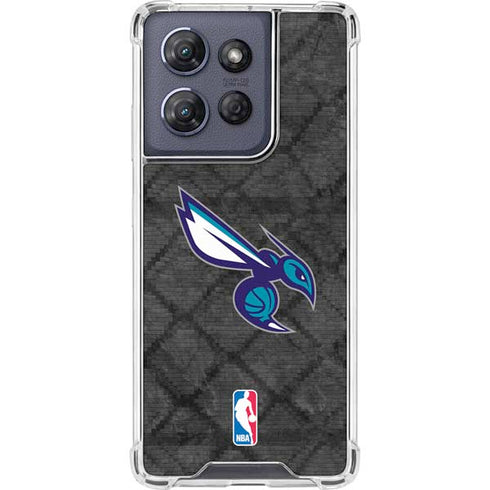 NBA Charlotte Hornets Dark Rust Moto G Play 5G (2025) Clear Case