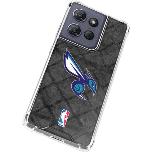 NBA Charlotte Hornets Dark Rust Moto G Play 5G (2025) Clear Case