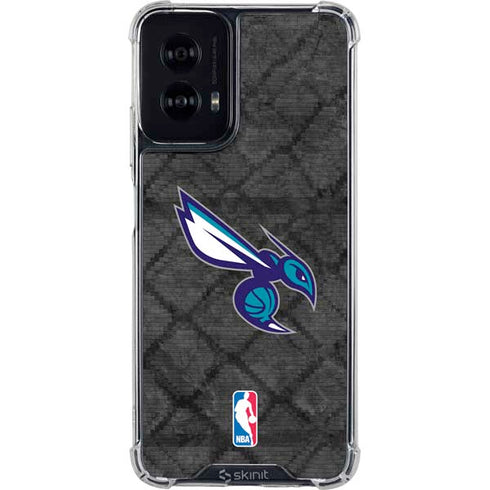 NBA Charlotte Hornets Dark Rust Moto G Power 5G (2024) Clear Case
