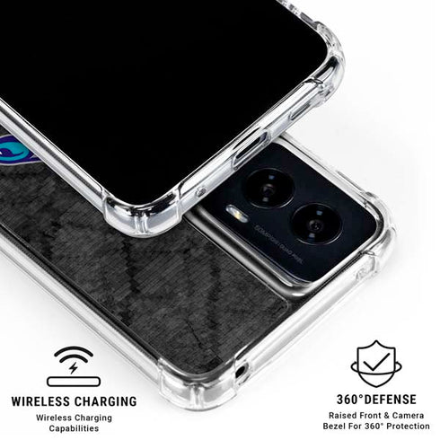 NBA Charlotte Hornets Dark Rust Moto G Power 5G (2024) Clear Case