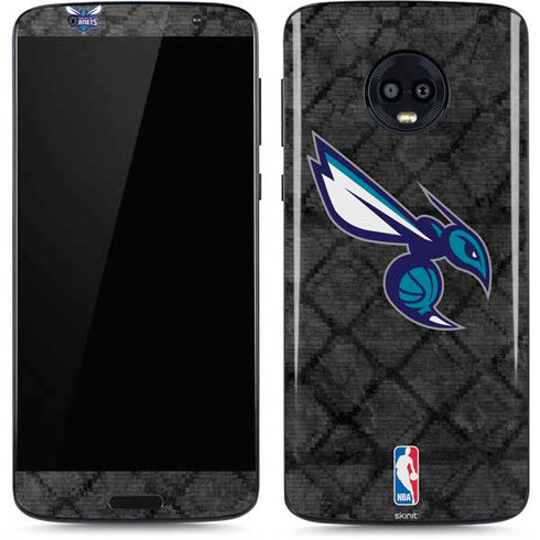 NBA Charlotte Hornets Dark Rust Moto G6 Skin