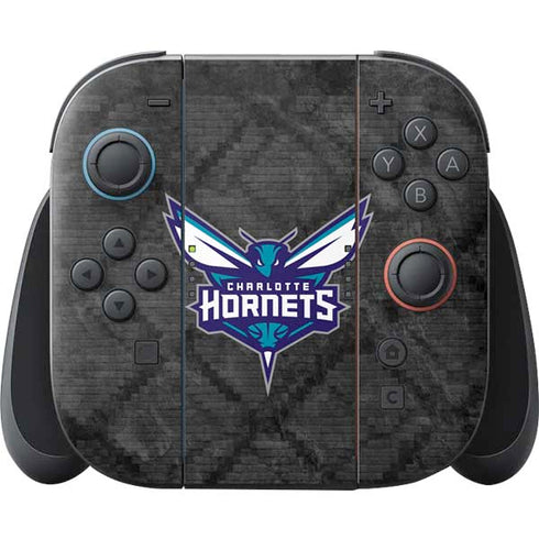 NBA Charlotte Hornets Dark Rust Nintendo Skins