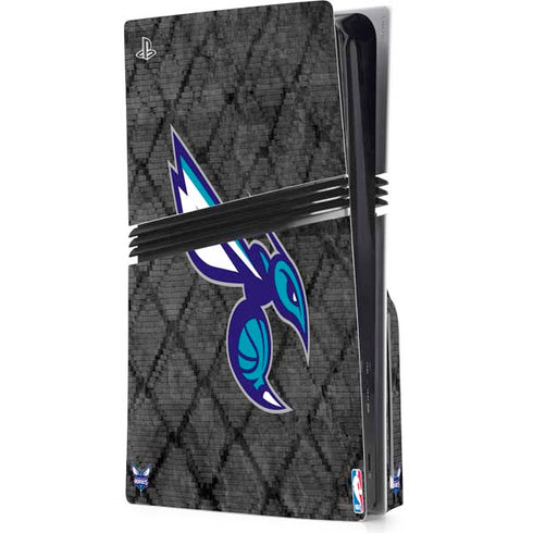 NBA Charlotte Hornets Dark Rust PS5 Pro Disk Console Skin