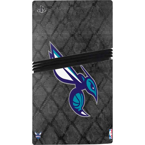 NBA Charlotte Hornets Dark Rust PS5 Pro Disk Console Skin