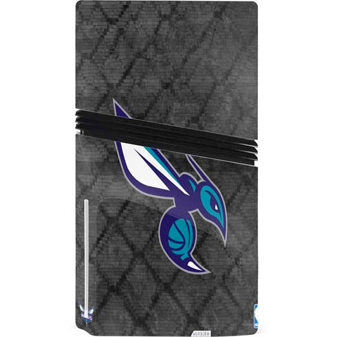 NBA Charlotte Hornets Dark Rust PS5 Pro Disk Console Skin