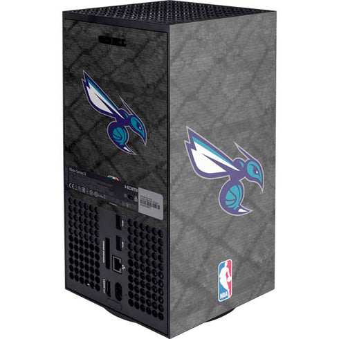 NBA Charlotte Hornets Dark Rust XBox Series X Digital Edition Console Skin