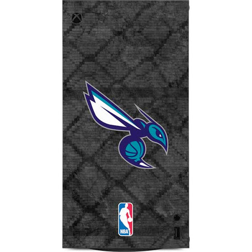 NBA Charlotte Hornets Dark Rust XBox Series X Digital Edition Console Skin