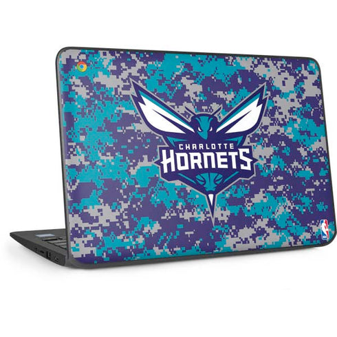 NBA Charlotte Hornets Digi Camo HP Chromebook Skin