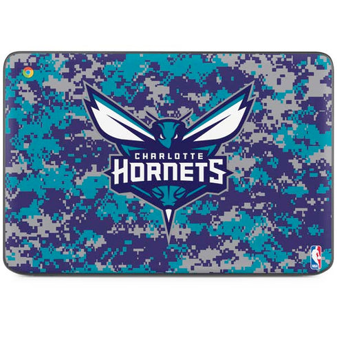 NBA Charlotte Hornets Digi Camo HP Chromebook Skin