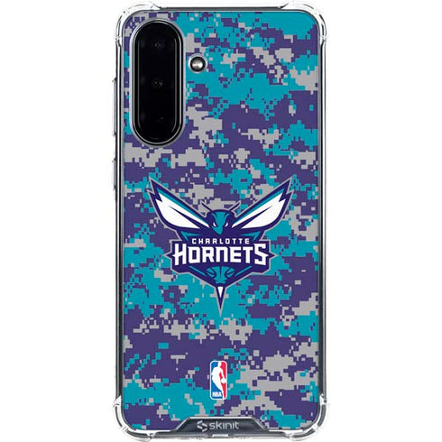 NBA Charlotte Hornets Digi Camo Galaxy A36 5G Clear Case