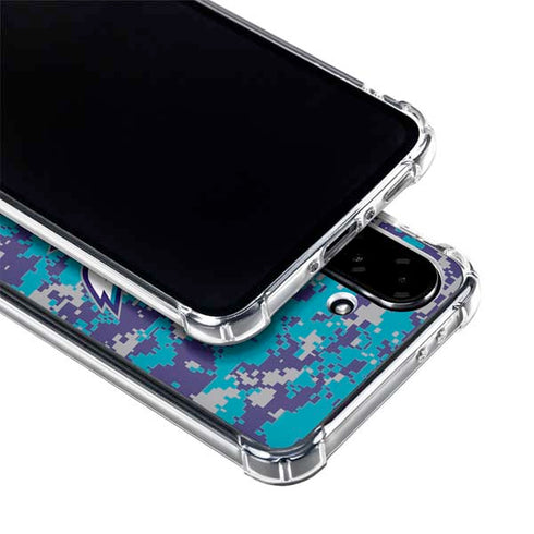 NBA Charlotte Hornets Digi Camo Galaxy A36 5G Clear Case