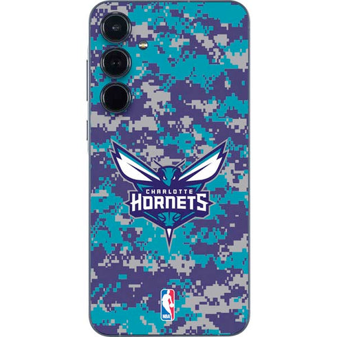 NBA Charlotte Hornets Digi Camo Galaxy A55 5G Skin