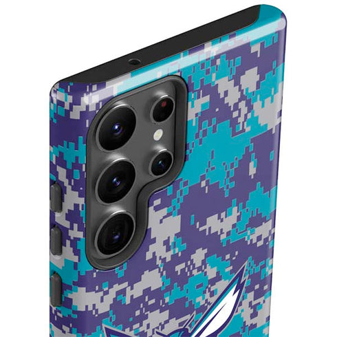 NBA Charlotte Hornets Digi Camo Galaxy S23 Ultra Pro Case