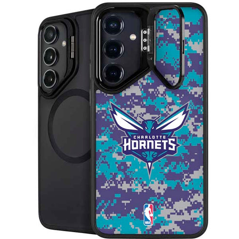 NBA Charlotte Hornets Digi Camo Galaxy S24 Plus Kickstand Case
