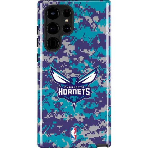 NBA Charlotte Hornets Digi Camo Galaxy S25 Ultra Impact Case