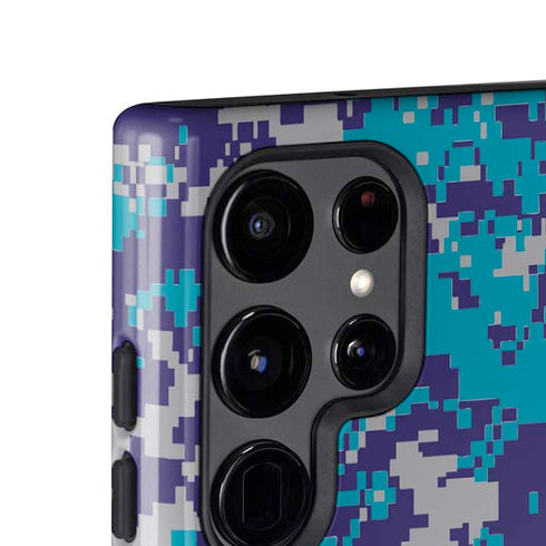 NBA Charlotte Hornets Digi Camo Galaxy S25 Ultra Impact Case