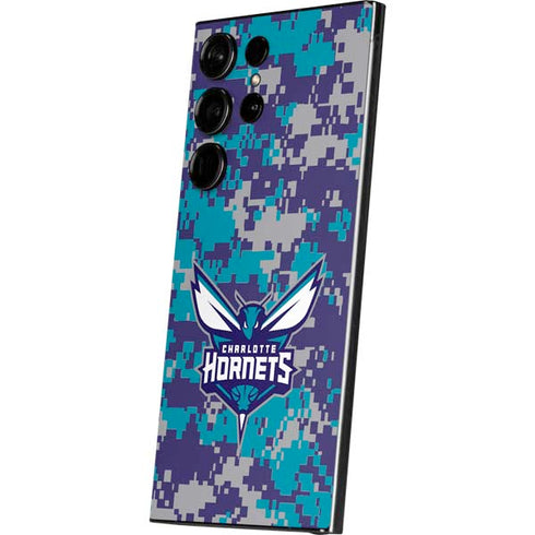 NBA Charlotte Hornets Digi Camo Galaxy S25 Ultra Skin
