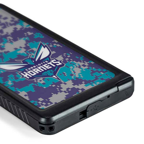 NBA Charlotte Hornets Digi Camo Galaxy S24 Ultra Waterproof Case