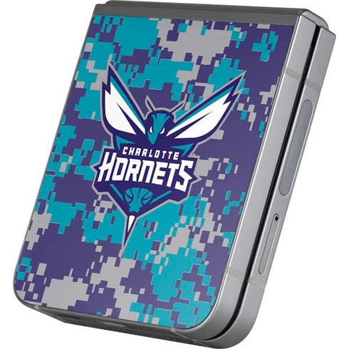 NBA Charlotte Hornets Digi Camo Galaxy Z Flip6 Skin