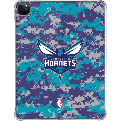 NBA Charlotte Hornets Digi Camo iPad Pro 11in (2024) Clear Case