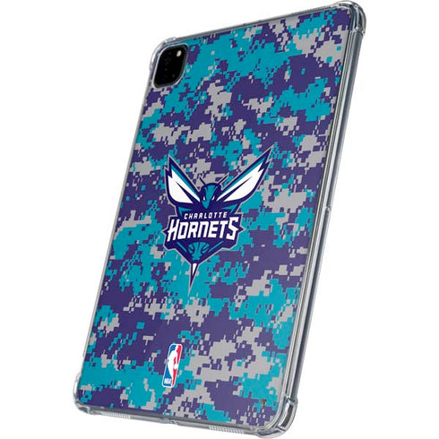 NBA Charlotte Hornets Digi Camo iPad Pro 11in (2024) Clear Case